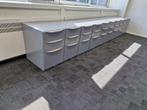 Steelcase Ladeblok 2 of 3 lades, effen grijs, verrijdbaar, Huis en Inrichting, Kasten | Ladekasten, Postbus, Minder dan 50 cm