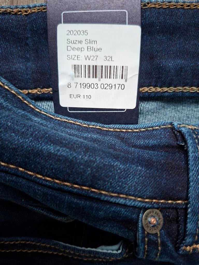 KUYICHI Suzie slimfit jeans W27 L32, Blauw, KUYICHI, Nieuw, Ophalen of Verzenden