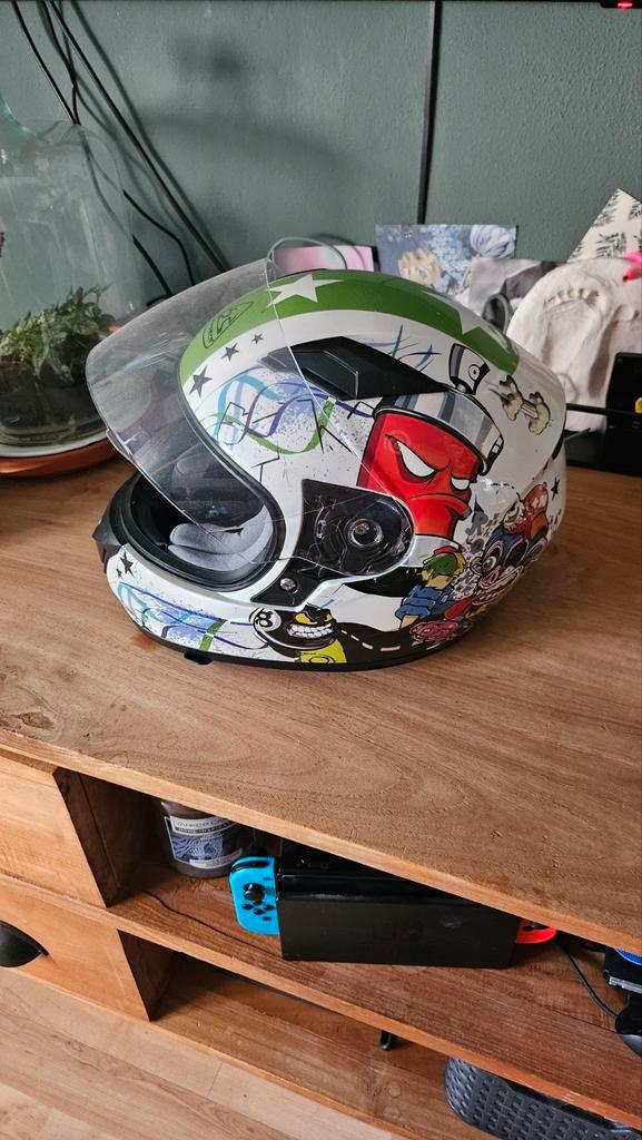 Kinder Motorhelm - Uniek Design, Motoren, Kleding | Motorhelmen, Ophalen of Verzenden