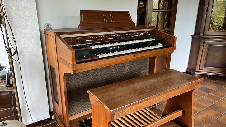 Yamaha E-10 AR Electone Orgel- Klassiek en Compleet, Muziek en Instrumenten, Orgels, Gebruikt, Orgel, 2 klavieren, Ophalen