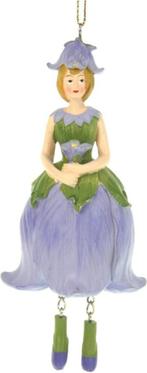 Flower Fairy | Bloemen Meisje Hanger "Klokbloem" - lila, Verzamelen, Ophalen of Verzenden, Nieuw, Overige typen