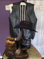 Heren leren kleding, Ophalen of Verzenden, Zwart