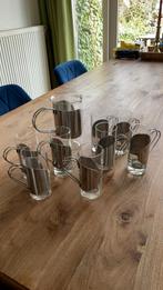 Luxe waterkan + 8 waterglazen, Ophalen of Verzenden, Zo goed als nieuw, Overige typen