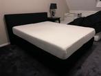 Kårlsson boxspring 160x200cm + 2 m-line matrassen, Ophalen, Zwart, Tweepersoons, Zo goed als nieuw