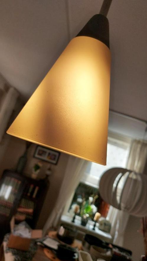 Hanglampjes 4 stuks melkglas wit mat., Huis en Inrichting, Lampen | Hanglampen, Minder dan 50 cm, Ophalen of Verzenden
