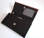 Luxe lederen dames huishoud portemonnee (NIEUW), Overige merken, Verzenden, Zwart, Nieuw