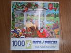 Garden Gazebo - BITS AND PIECES Puzzel - 1000 Stukjes, Ophalen of Verzenden, 500 t/m 1500 stukjes, Zo goed als nieuw, Legpuzzel