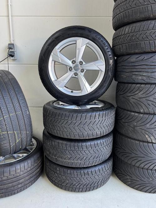 AUDI A6 C8 18 INCH WINTERSET 5X112 225/55/18 Goodyear 5mm, Auto-onderdelen, Banden en Velgen, Banden en Velgen, Winterbanden, 18 inch