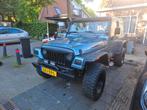 Jeep Wrangler 1998, Stof, 4 cilinders, Blauw, 960 kg