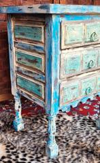 Shabby/Spaans/Houtsnijwerk/Ladekastje/Kastje, Ophalen of Verzenden