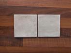 Handgevormde grijze wandtegels, Doe-het-zelf en Verbouw, Tegels, Ophalen, Nieuw, Minder dan 20 cm, Wandtegels