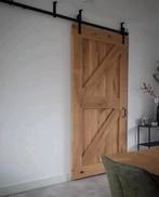 (Zware) eiken loftdeur te koop, Doe-het-zelf en Verbouw, Deuren en Horren, Ophalen, 80 tot 100 cm, 215 cm of meer, Binnendeur