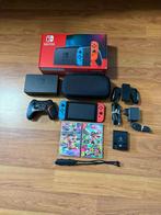 Nintendo Switch V2 + Mario Kart 8 Deluxe & Extras !, Racen en Vliegen, Ophalen of Verzenden, Zo goed als nieuw, 3 spelers of meer