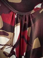NIEUW Claudia Strater top t-shirt aubergine camel 42, Overige kleuren, Verzenden, Maat 42/44 (L), Zo goed als nieuw