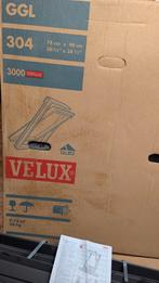 Dakraam Velux 78x98 met gootstuk, Doe-het-zelf en Verbouw, Glas en Ramen, Ophalen, Zo goed als nieuw, Minder dan 80 cm, Dakraam