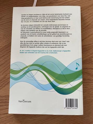 Spreken en Zingen - Studieboek Logopedie beschikbaar voor biedingen