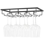 Wijnglazenhouder - Ophangrek Wijnglazen-40 x 22,9 x 6,9 cm, 5 tot 15 flessen, Nieuw, Ophalen of Verzenden, Metaal