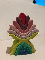 Grimms 9-delige Kleurrijke Houten Bloem –Speelplezier!, Ophalen of Verzenden, Zo goed als nieuw, Overige typen