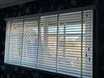 Houten jaloezie met ladderband kleur puur wit, Huis en Inrichting, Ophalen, Nieuw, Wit