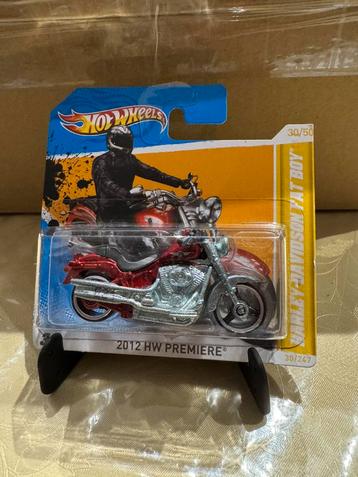 Hotwheels Harley Davidson FatBoy hot wheels sd beschikbaar voor biedingen
