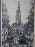 Onbekende kunstenaar - Zuiderkerk Amsterdam, Antiek en Kunst, Ophalen of Verzenden