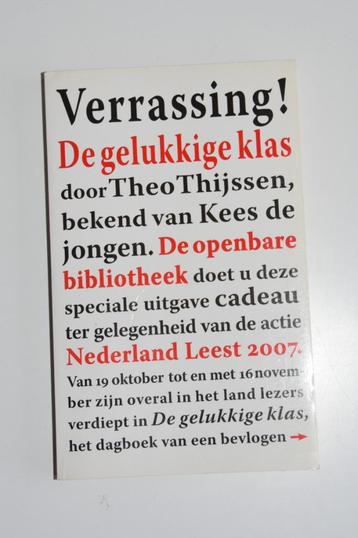 De gelukkige klas Theo Thijssen Boekenweekgeschenk NIEUW beschikbaar voor biedingen