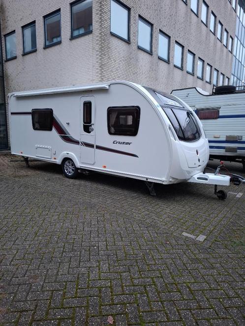 Sprite Cuzer 492 sr 2014, Caravans en Kamperen, Caravans, Particulier, tot en met 4, 1250 - 1500 kg, Rondzit, Sprite, 2 aparte bedden