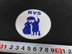 sticker logo RVS verzekeringen, Ophalen, Zo goed als nieuw, Bedrijf of Vereniging