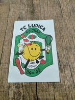 Sticker tennisclub Ludica 40 jaar, Verzamelen, Verzenden, Zo goed als nieuw, Overige typen