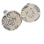 Metalen meubelknop rond Henna antiek wit, Nieuw, Ophalen of Verzenden, Info@gegrepen.com, Crème