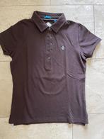 Burlington: z.g.a.n. bruine polo maat S, Bruin, Verzenden, Zo goed als nieuw, Korte mouw