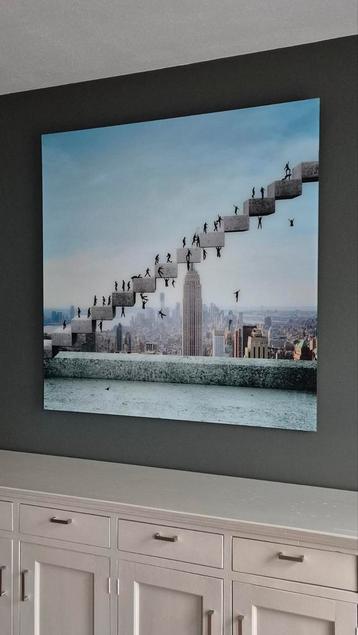 "Stairway to Heaven" schilderij op plexiglass  beschikbaar voor biedingen