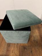 Opvouwbare poefje, Huis en Inrichting, Krukjes, Ophalen, Overige materialen