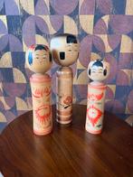Japanse Kokeshi Beeldjes - Set van 3, Ophalen of Verzenden