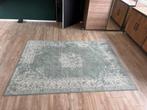 Vintage vloerkleed Wonder Groen 160x220, Huis en Inrichting, Crème, Vintage, Ophalen of Verzenden, Zo goed als nieuw