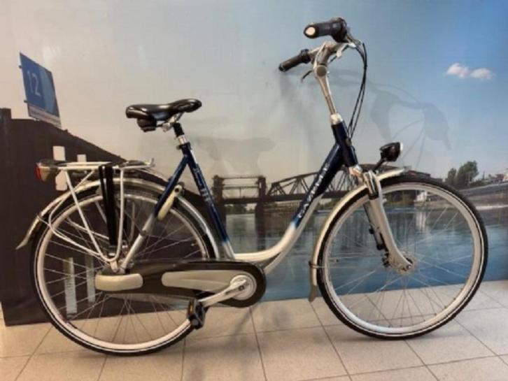 Gazelle Davos N7 57cm 7 versn. met Rollerbrakes, Fietsen en Brommers, Fietsen | Dames | Damesfietsen, Gebruikt, Gazelle, Versnellingen