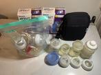 Partij Philips Advent baby flesjes en containers, Ophalen of Verzenden, Gebruikt, Overige typen
