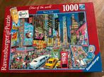 Ravensburger puzzel New York 1000 st, Ophalen of Verzenden, 500 t/m 1500 stukjes, Zo goed als nieuw