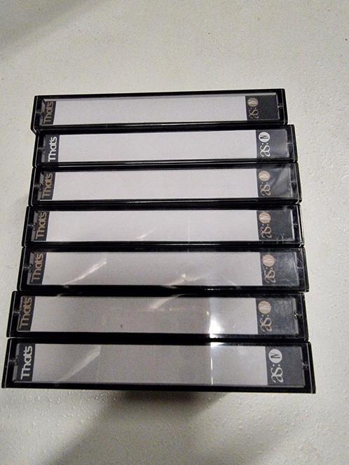 THAT'S AS IV 90 metal cassettebandjes, 7 stuks, zgan, Cd's en Dvd's, Cassettebandjes, Zo goed als nieuw, Overige genres, 2 t/m 25 bandjes