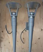 Design wandlamp - Set van 2, Gebruikt, Minder dan 50 watt, Wandlamp, Aluminium