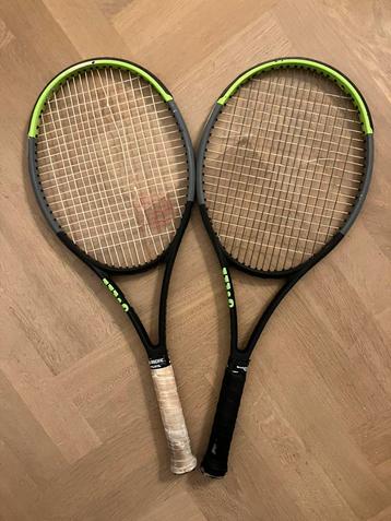 2x Wilson Blade 100L v7 285 gram gripmaat 1 beschikbaar voor biedingen