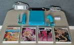 Nintendo Wii blauw + Games, Spelcomputers en Games, Games | Nintendo Wii, Gebruikt, Online, Overige genres, 1 speler
