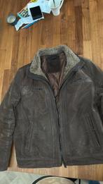 Stoere leren jack, vintage, Kleding | Heren, Ophalen of Verzenden, Zo goed als nieuw, Maat 52/54 (L), Bruin