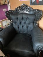 rococo / baroque fauteuil, 75 tot 100 cm, Minder dan 75 cm, Gebruikt, Stof