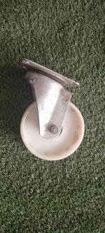 Zwenkwiel ○150mm, met plaat, min. 250 kg, Ophalen of Verzenden, Gebruikt