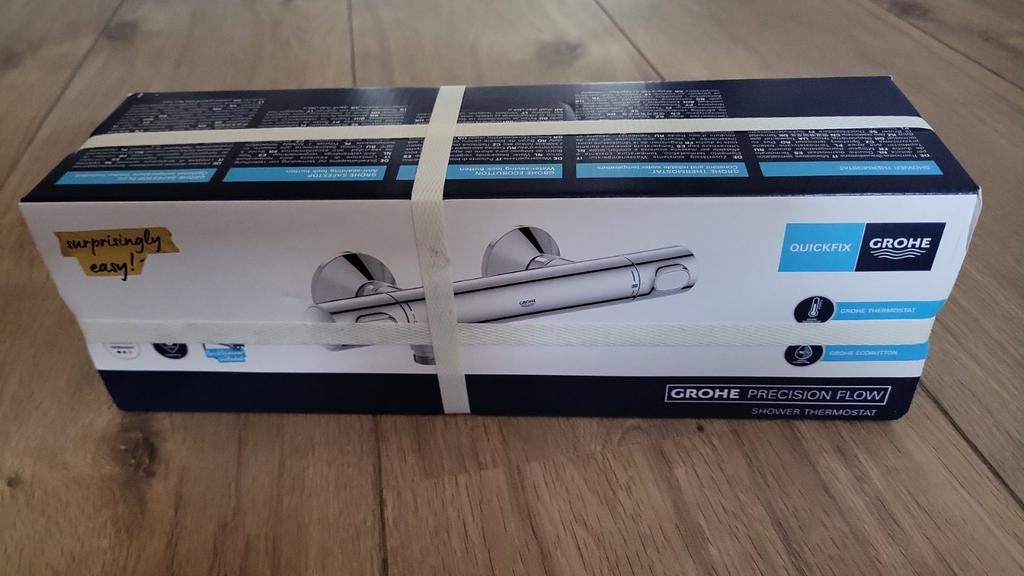 Grohe Precision Flow Douchethermostaat - Nieuw in doos, Doe-het-zelf en Verbouw, Sanitair, Nieuw, Douche, Chroom, Rvs, Ophalen of Verzenden