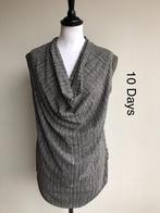 10 Days Blouse 100% katoen {mt: 36} 4893-QL, Kleding | Dames, Wit, 10 Days, Ophalen of Verzenden, Zo goed als nieuw