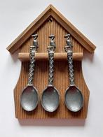 lepelrekje + 3 tinnen lepels, Antiek en Kunst, Antiek | Tin, Ophalen of Verzenden