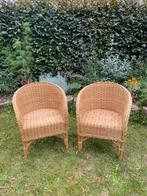 Rieten stoelen 2 stuks, Ophalen, Gebruikt, Twee, Bruin