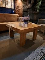 Eikenhouten salontafel - 60x60 - Oisterwijk, Huis en Inrichting, Tafels | Salontafels, Ophalen, Gebruikt, 50 tot 100 cm, Vierkant